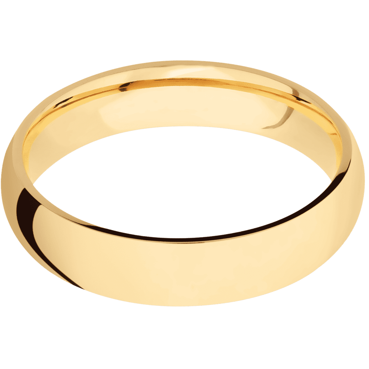10K Yellow Gold + Polish Finish