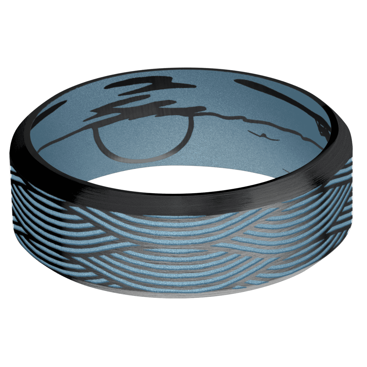 Zirconium + Satin , Satin Finish + Polar Blue