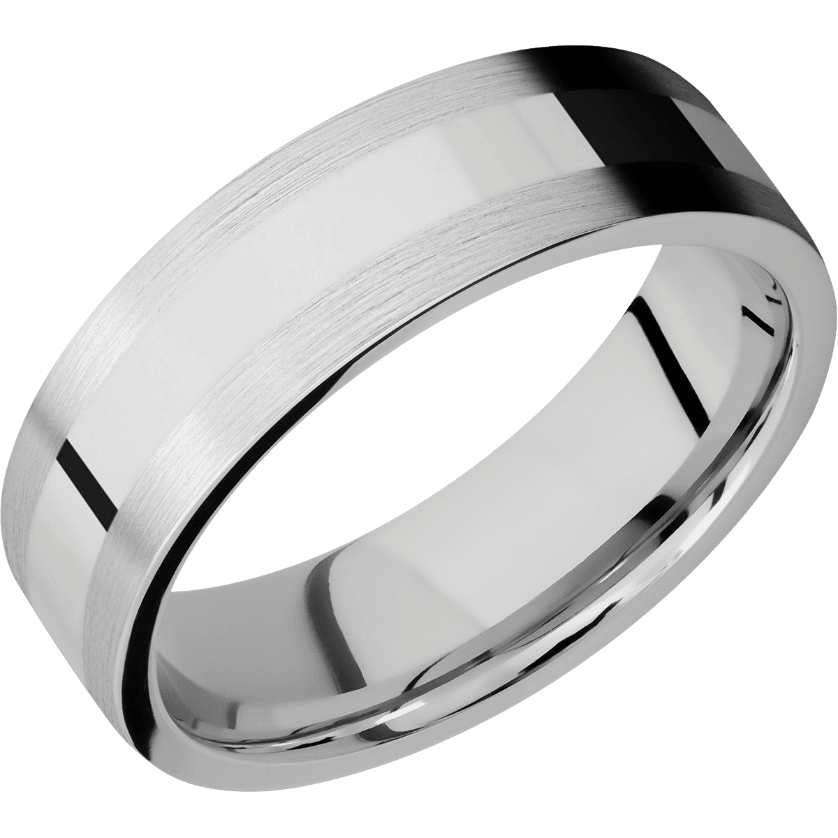 14K White Gold + Satin Finish