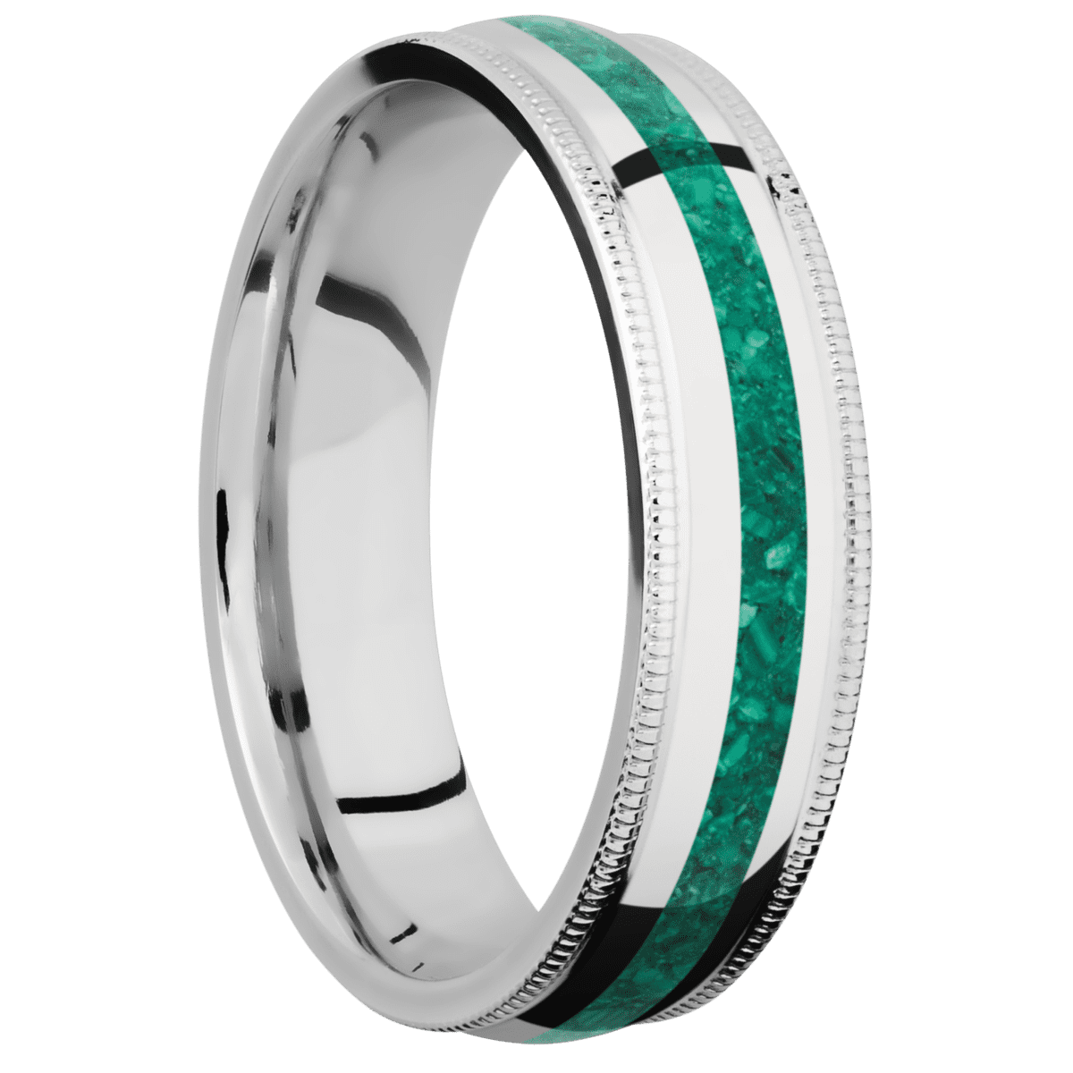 10K White Gold + Polish Finish