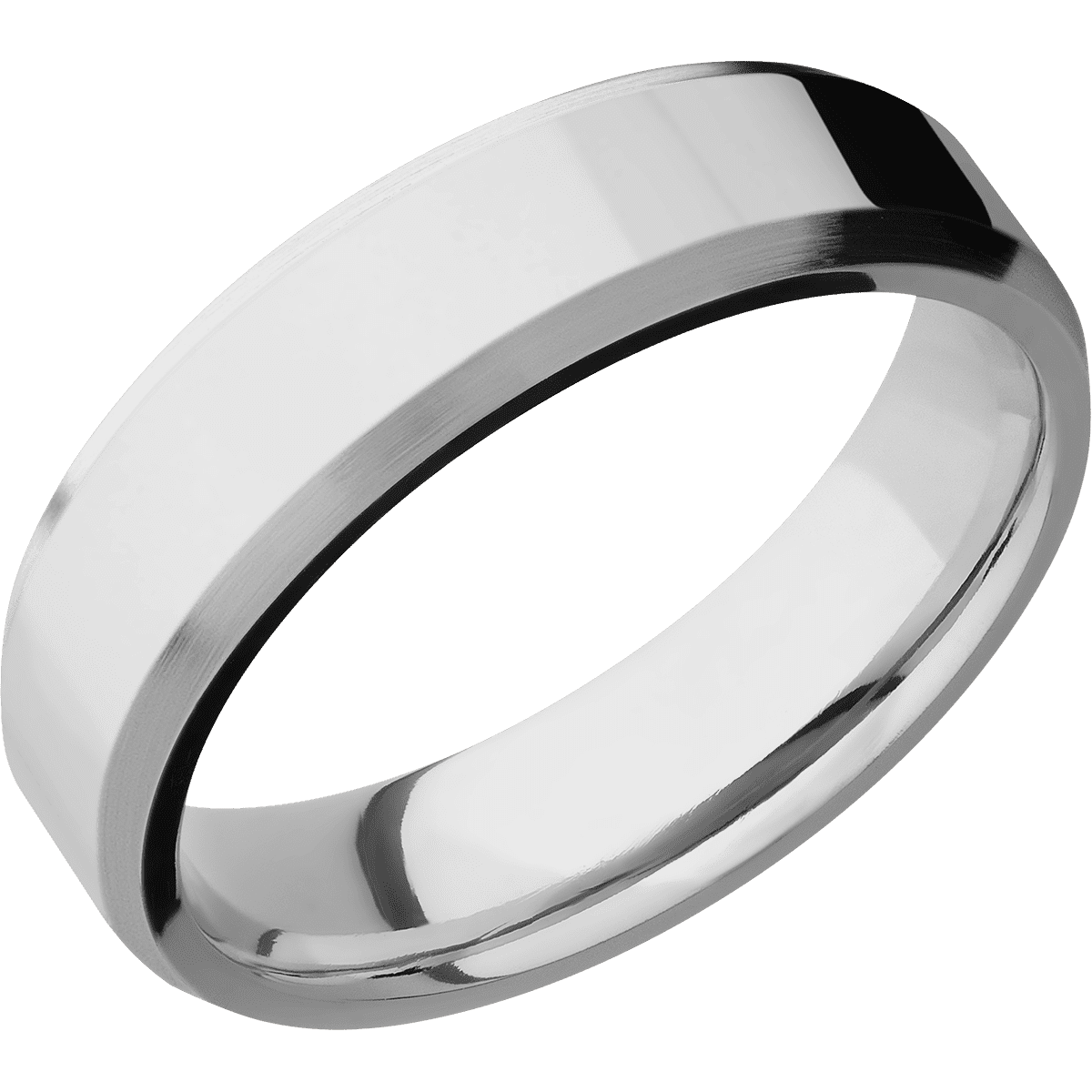 10K White Gold + Polish , Satin Finish