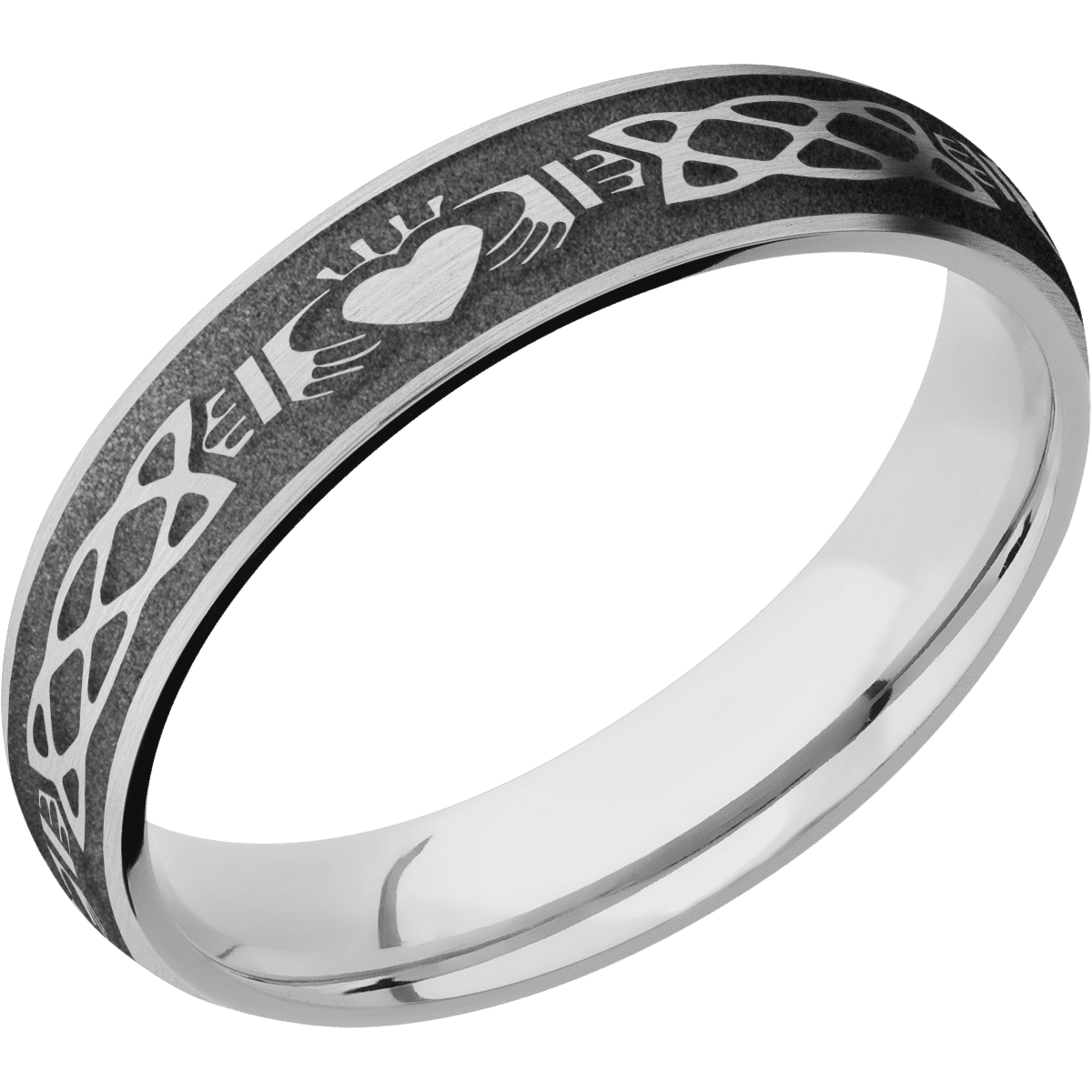 10K White Gold + Satin Finish