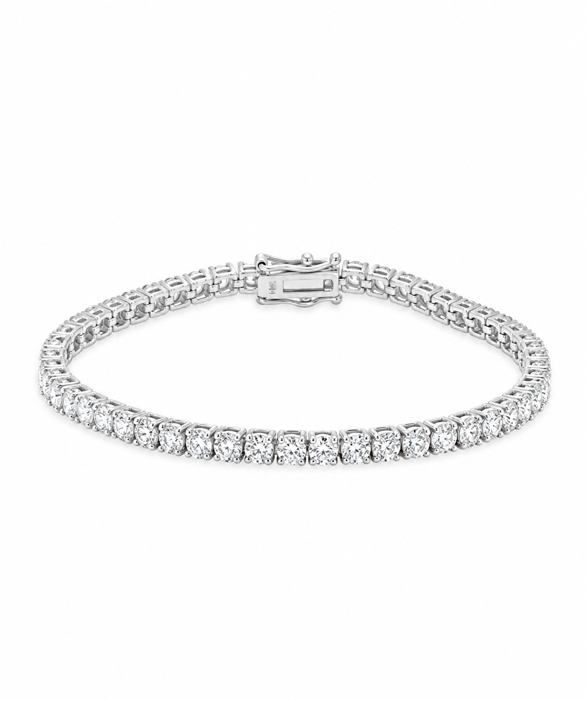 14K Gold Natural Diamond Tennis Bracelets