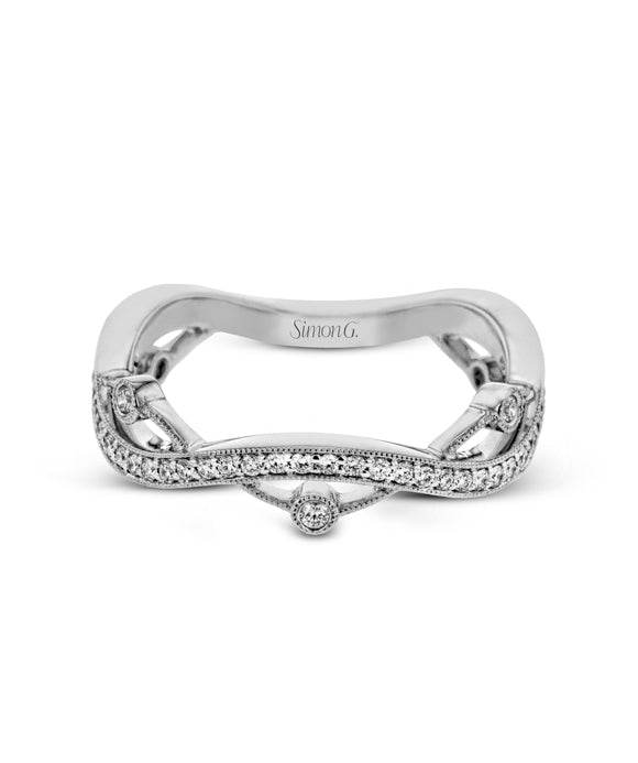 Simon G. - 18K White Gold Stackable Right Hand Ring