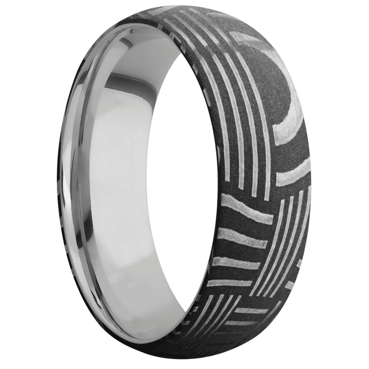 Basketweave + Acid Finish + Titanium