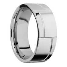 14K White Gold with Bead Finish