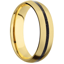 14K Yellow Gold + Satin Finish