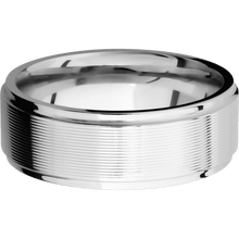 14K White Gold with Machine , Polish Finish