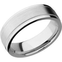 14K White Gold with Satin , Polish Finish