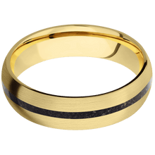 14K Yellow Gold + Satin Finish