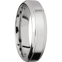 14K White Gold with Satin , Polish Finish