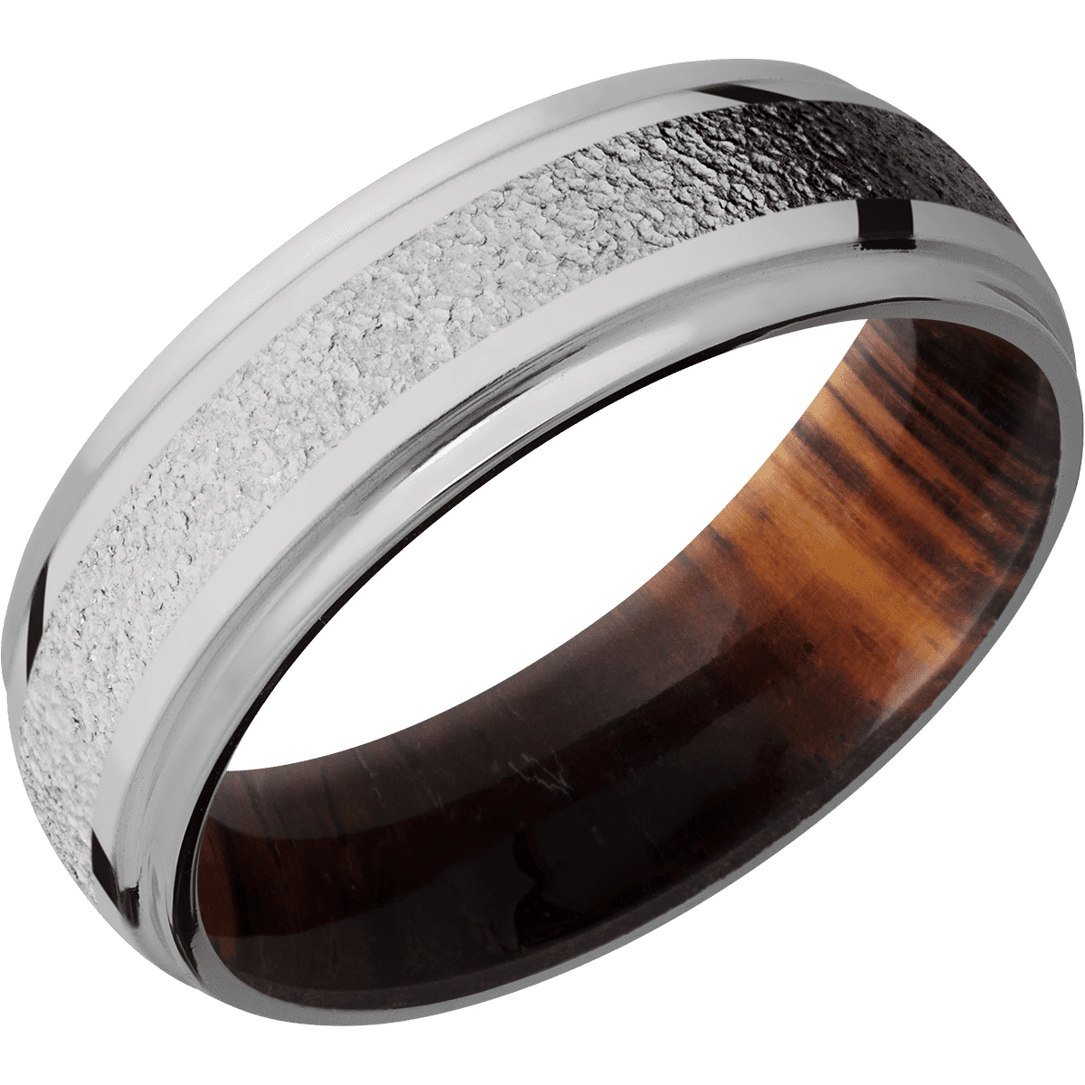 Titanium + Polish , Polish Finish + Cocobolo