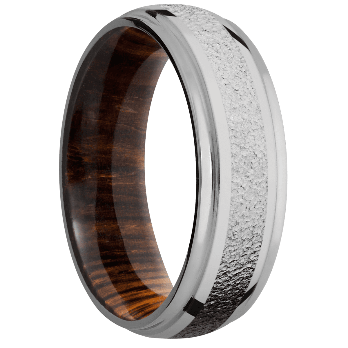 Titanium + Polish , Polish Finish + Cocobolo