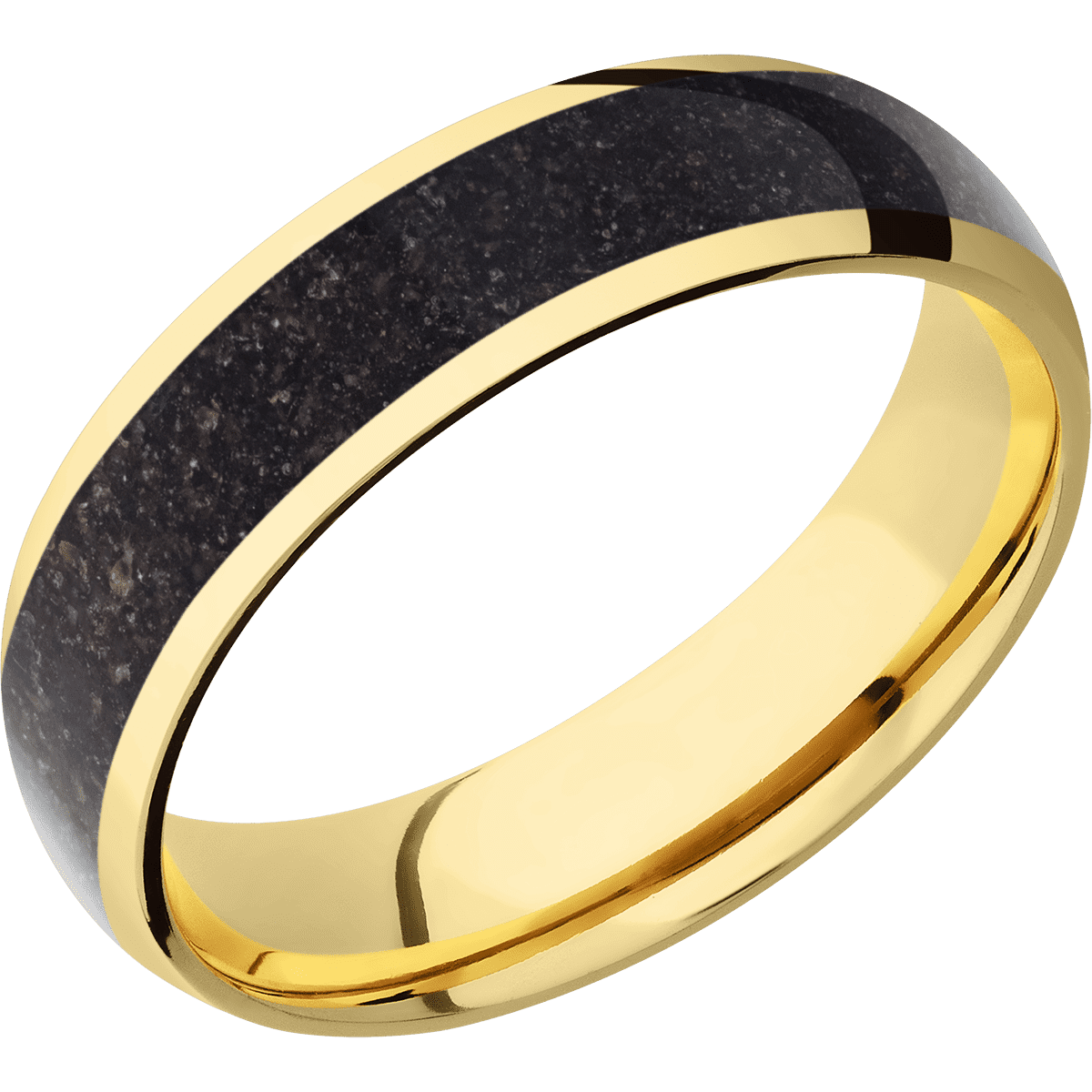 14K Yellow Gold + Polish Finish