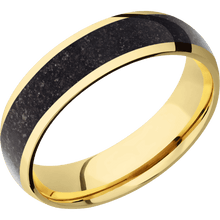 14K Yellow Gold + Polish Finish