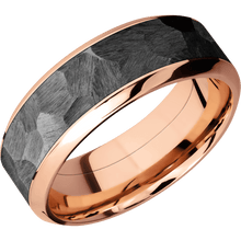 14K Rose Goldwith Polish , Polish Finish and Zirconium Inlay