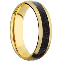 14K Yellow Gold + Satin Finish