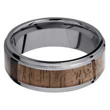 Tantalum with Polish , Polish Finish and Walnut Inlay