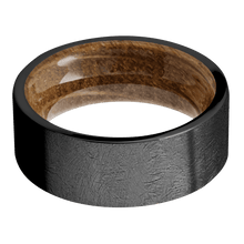 Zirconium with Distressed Finish and Whiskey Barrel