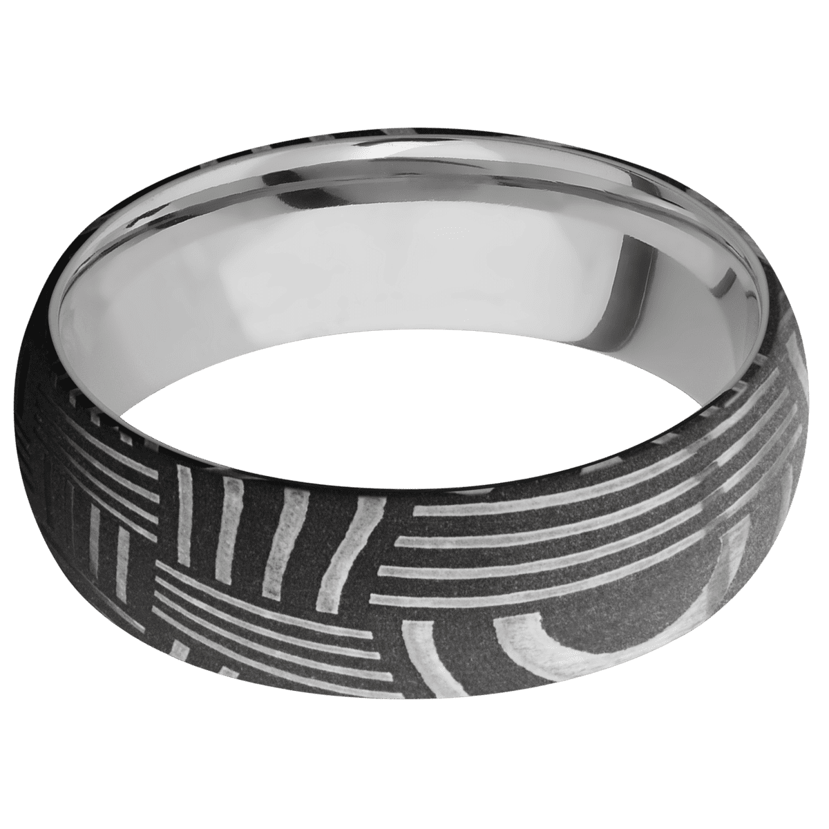 Basketweave + Acid Finish + Titanium