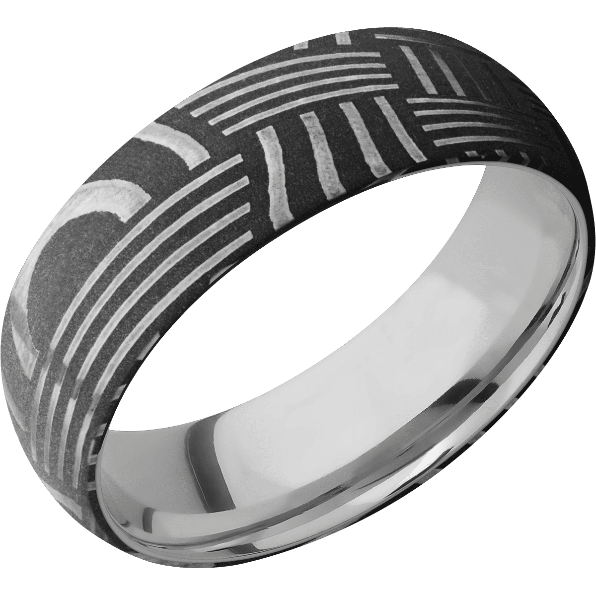 Basketweave + Acid Finish + Titanium