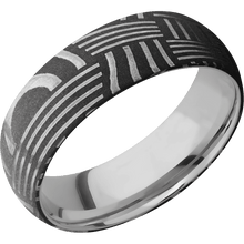 Basketweave + Acid Finish + Titanium