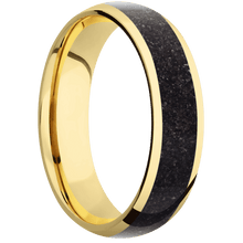 14K Yellow Gold + Polish Finish