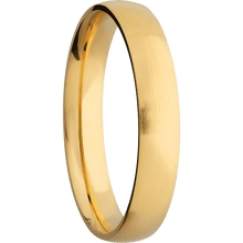14K Yellow Gold with Satin Finish