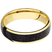 14K Yellow Gold + Polish Finish