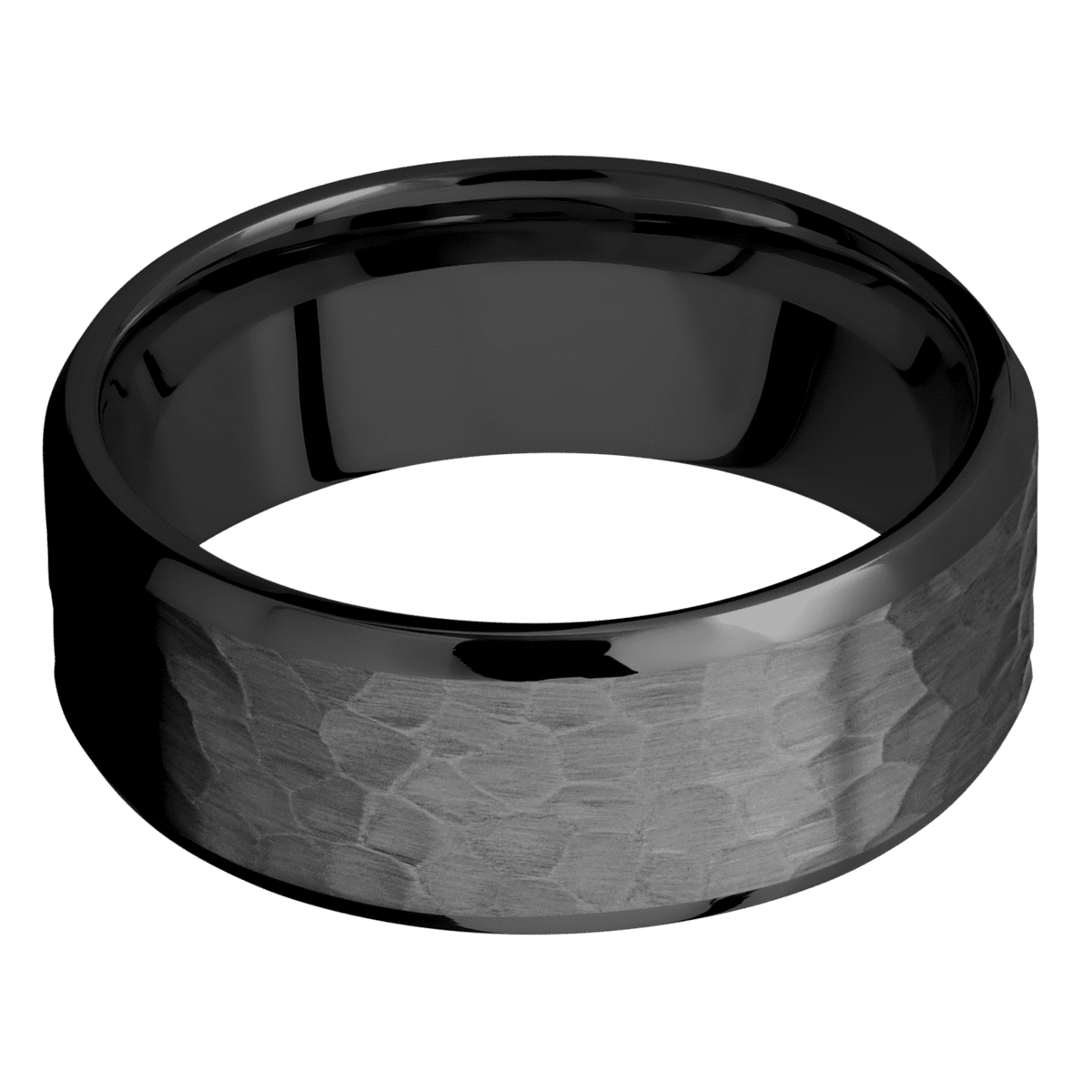 Zirconium + Hammer , Polish Finish